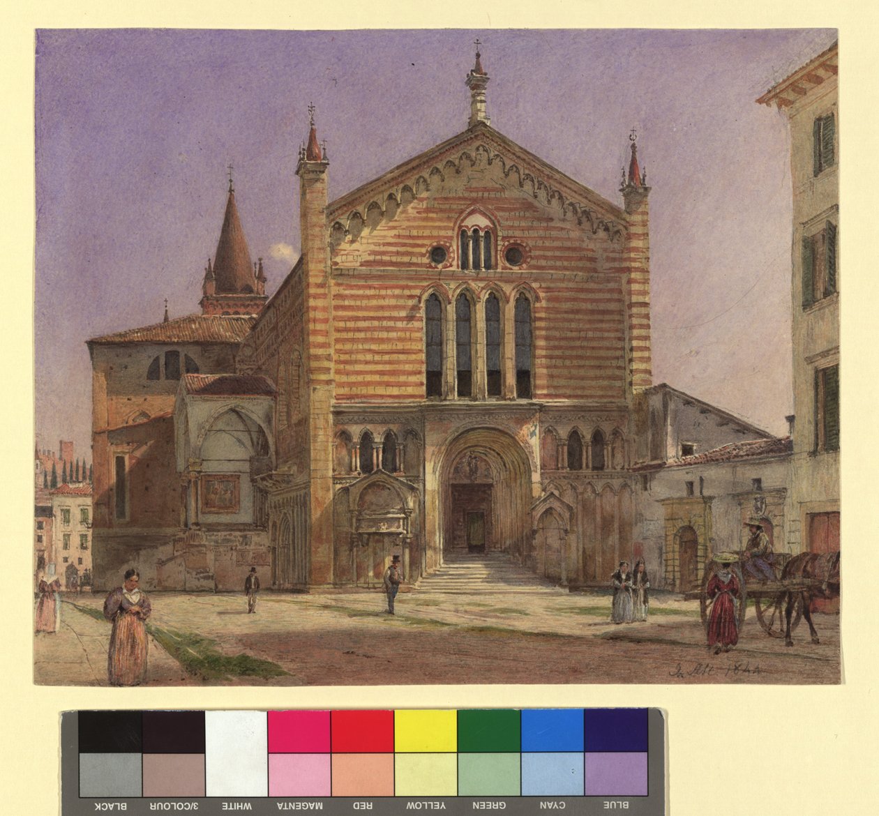 San Fermo à Vérone - Jakob Alt