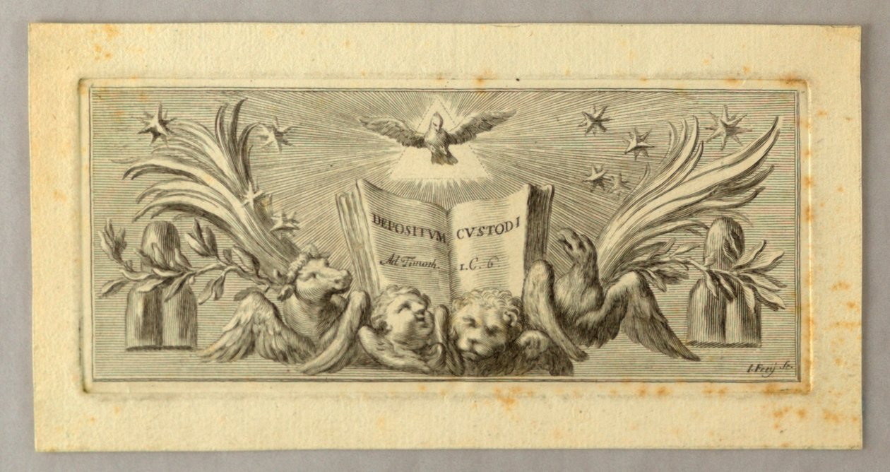 Vignette se référant à la Bible - Jakob Frey