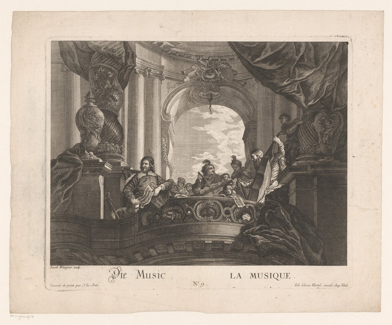 Allégorie de la musique - Jakob Wangner