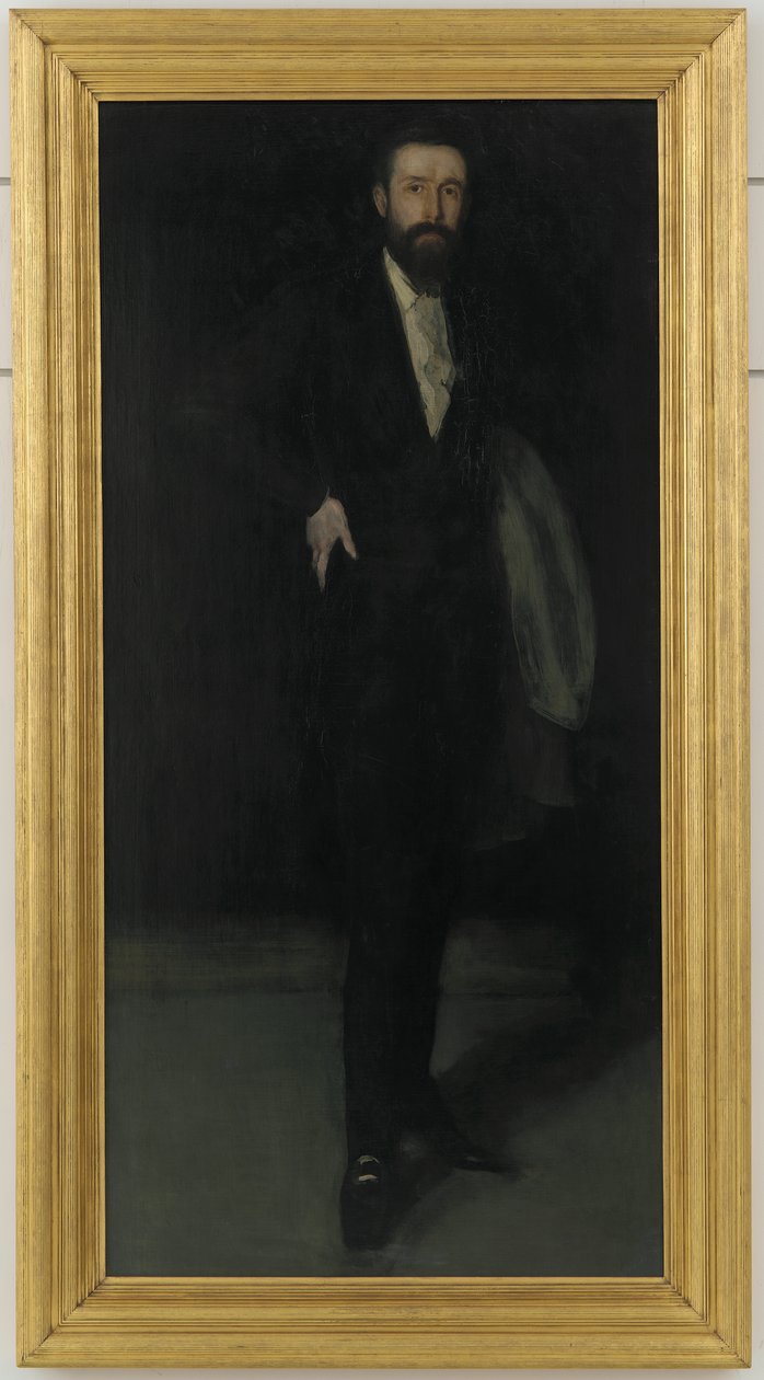 Arrangement en noir : Portrait de F.R. Leyland, c.1870 - James Abbott McNeill Whistler