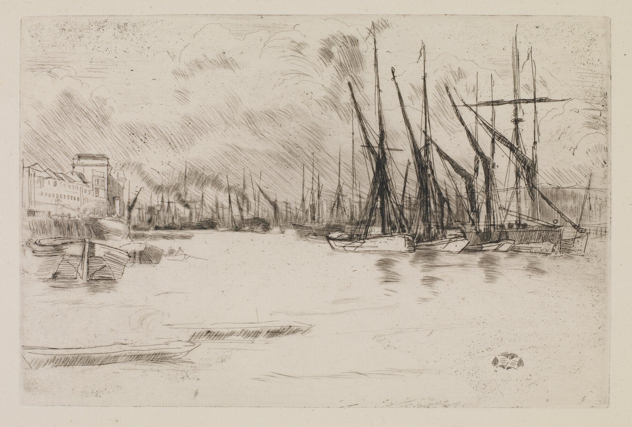 De Pickle-Herring Stairs, vers 1878 - James Abbott McNeill Whistler