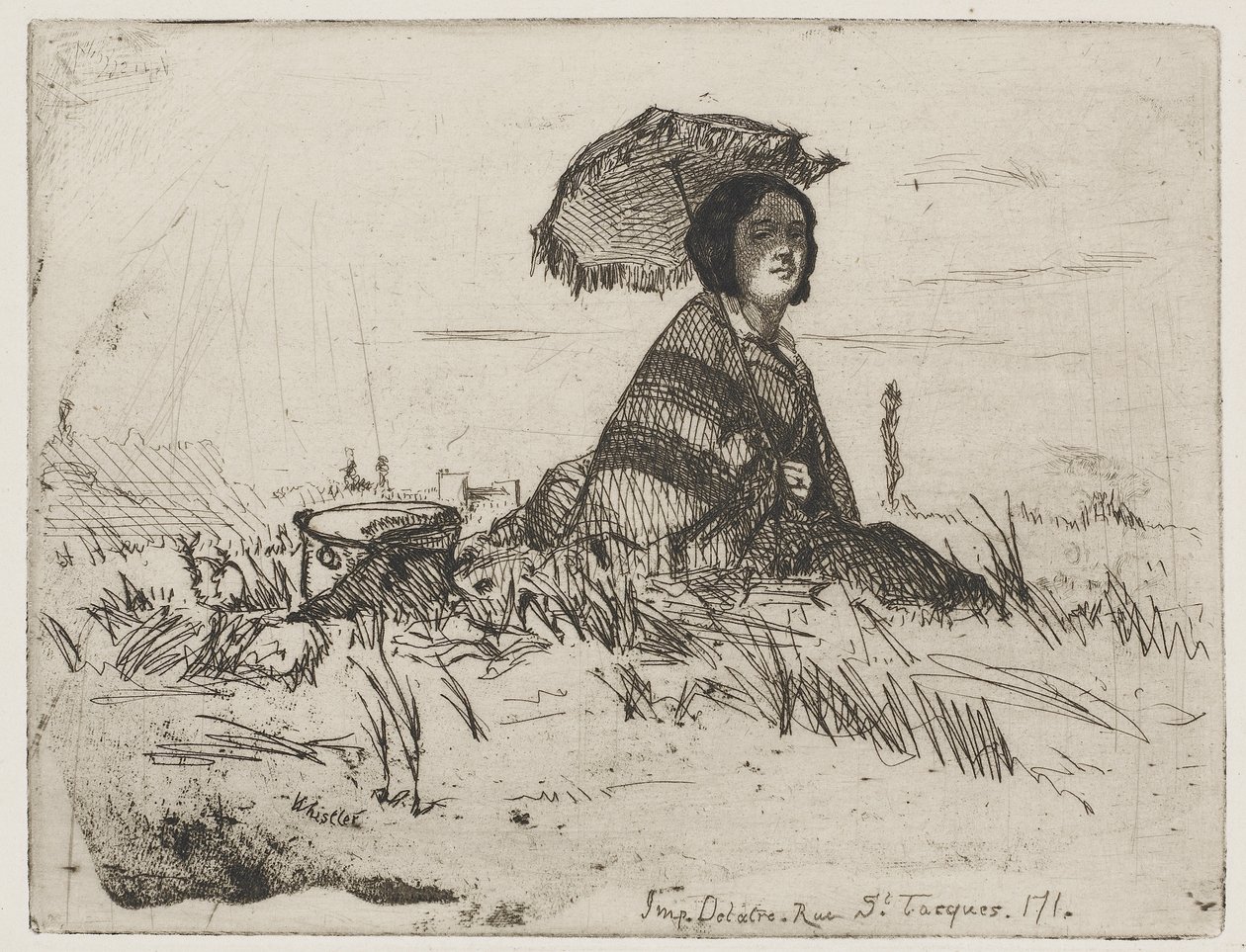 En plein soleil, 1858 - James Abbott McNeill Whistler