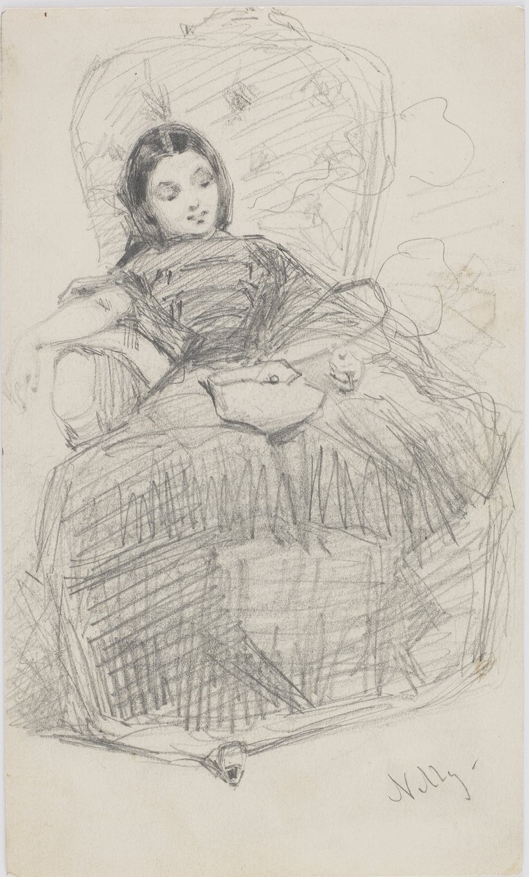 Nelly (Helen Ionides) 1866-69 - James Abbott McNeill Whistler