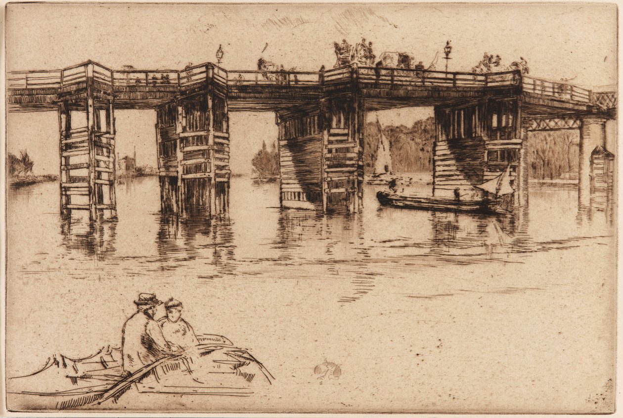 Vieux pont de Putney, 1879 - James Abbott McNeill Whistler