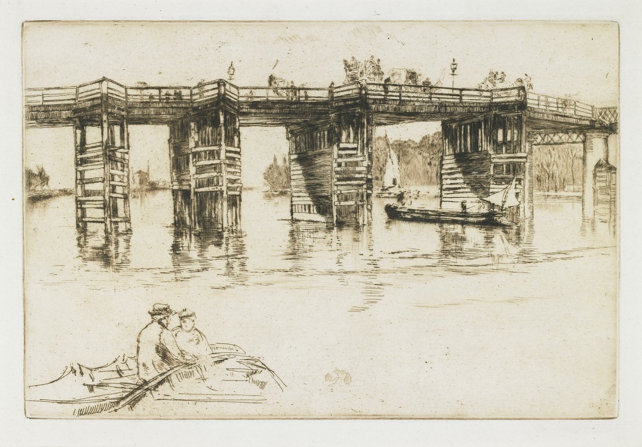 Vieux pont de Putney, 1879 - James Abbott McNeill Whistler