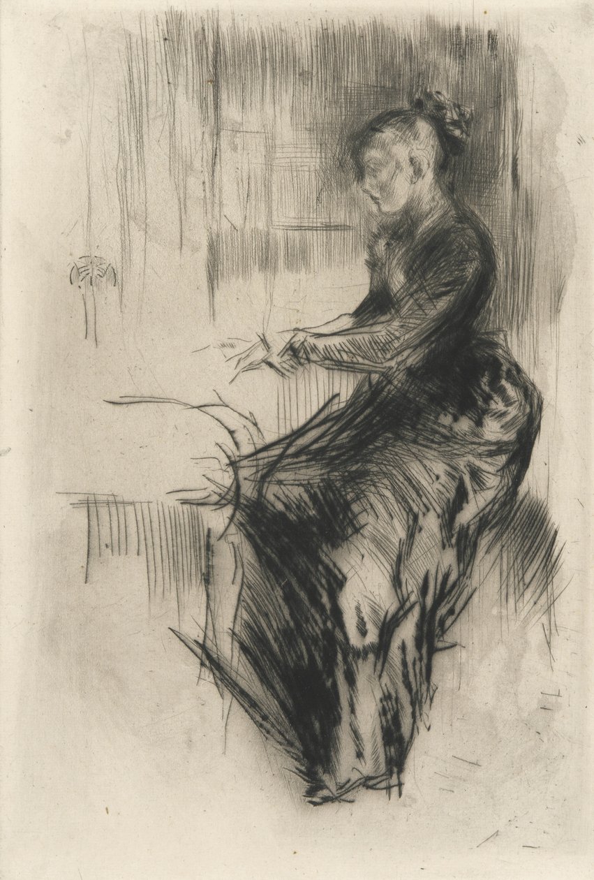 Le piano, vers 1875 - James Abbott McNeill Whistler