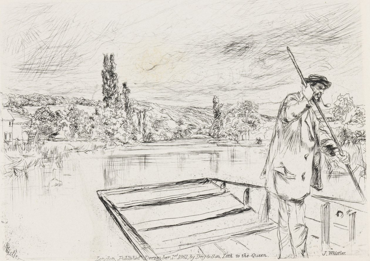 Le Péniche, 1861 - James Abbott McNeill Whistler