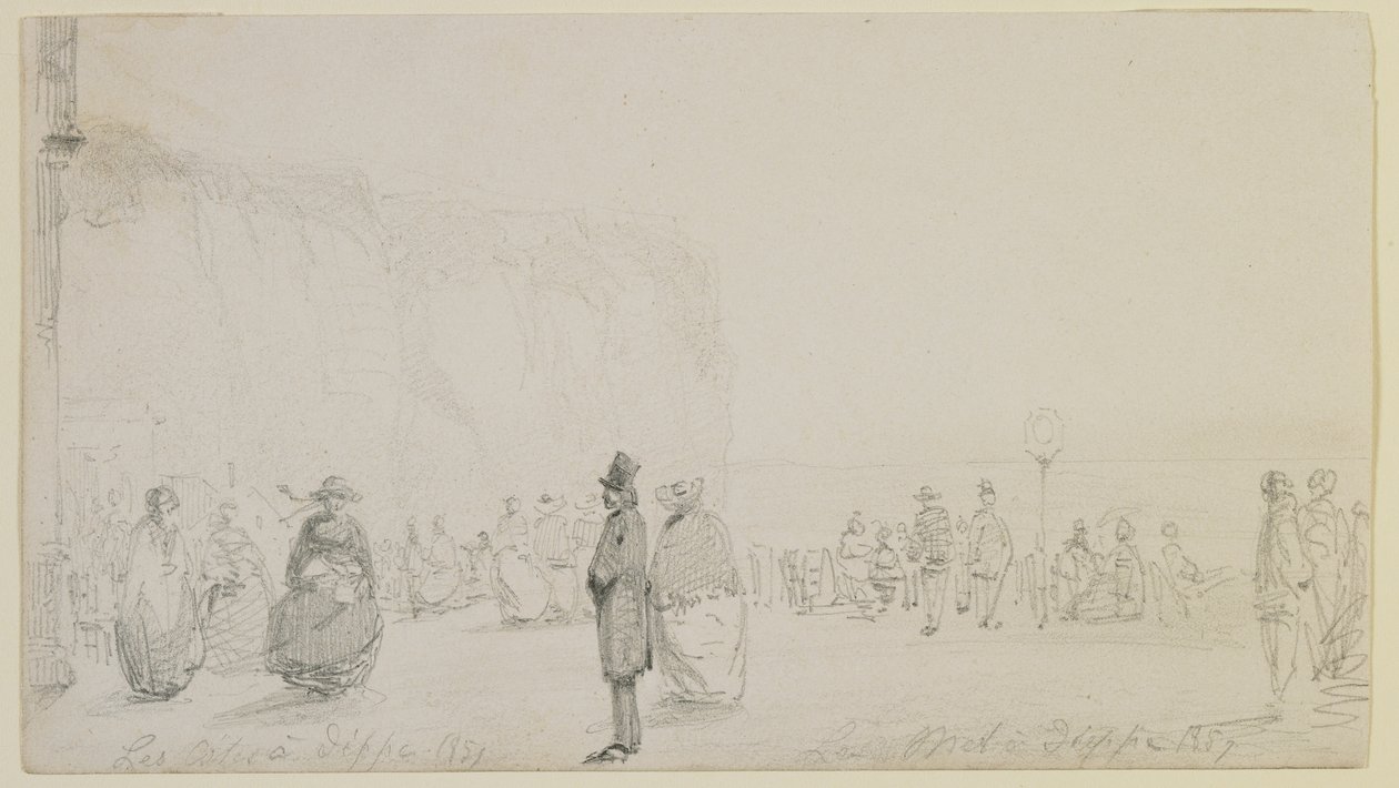La côte à Dieppe, 1857 - James Abbott McNeill Whistler