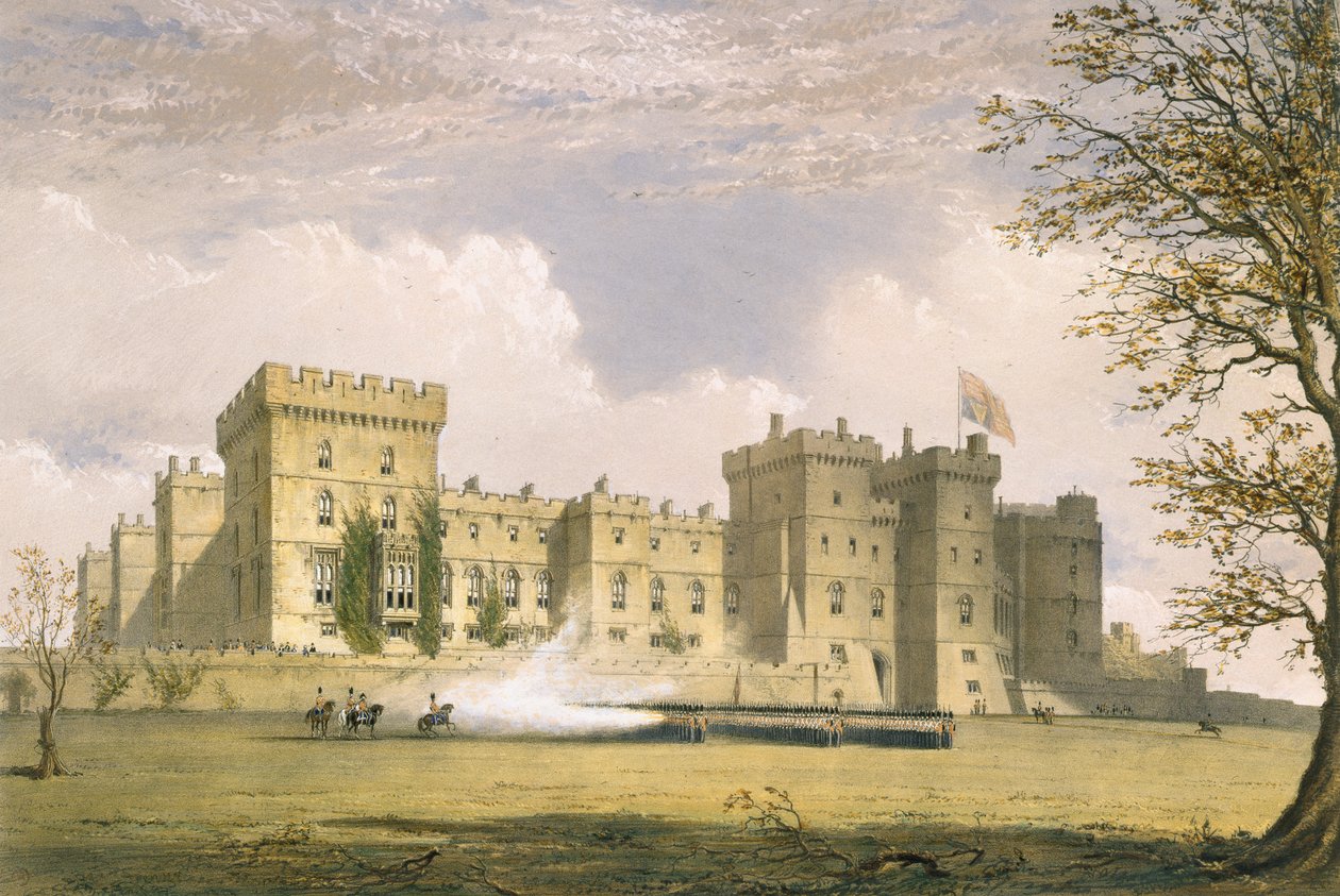 Vue Sud-Est du Château de Windsor, de 
