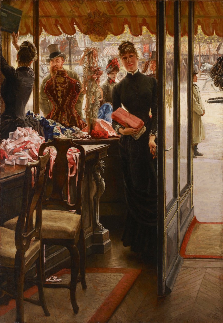 La demoiselle de magasin - James Jacques Joseph Tissot