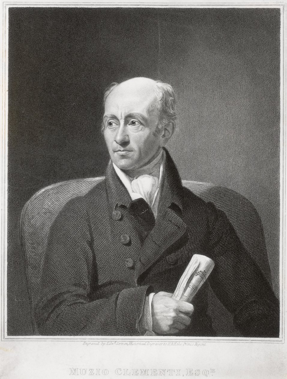 Muzio Clementi, pianiste et compositeur italien, gravé par Edward Scriven - James Lonsdale