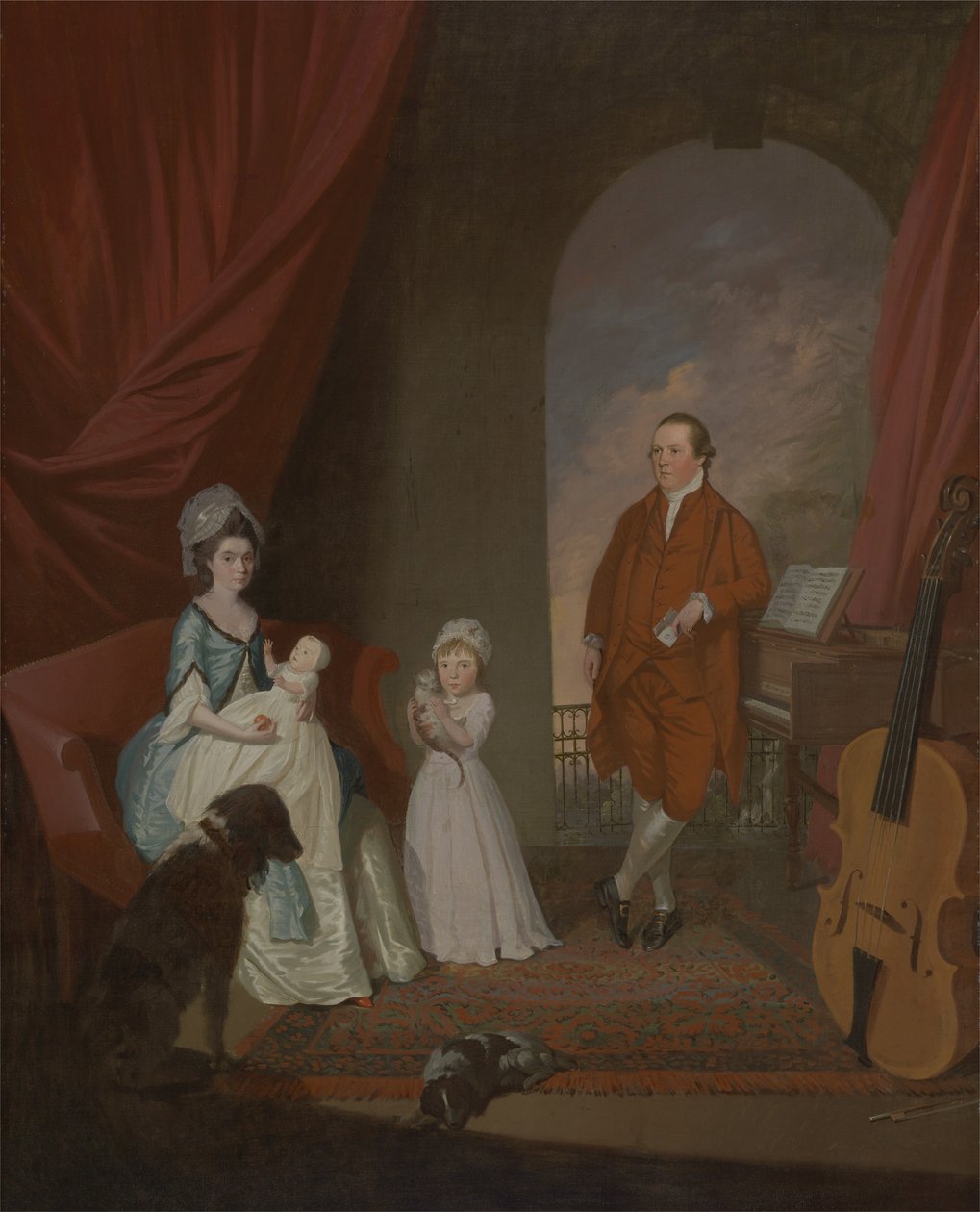 Groupe familial, vers 1774-80 - James Millar