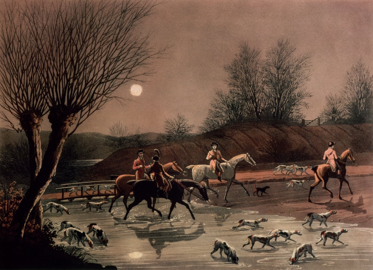 Retour à la maison au clair de lune - James Pollard
