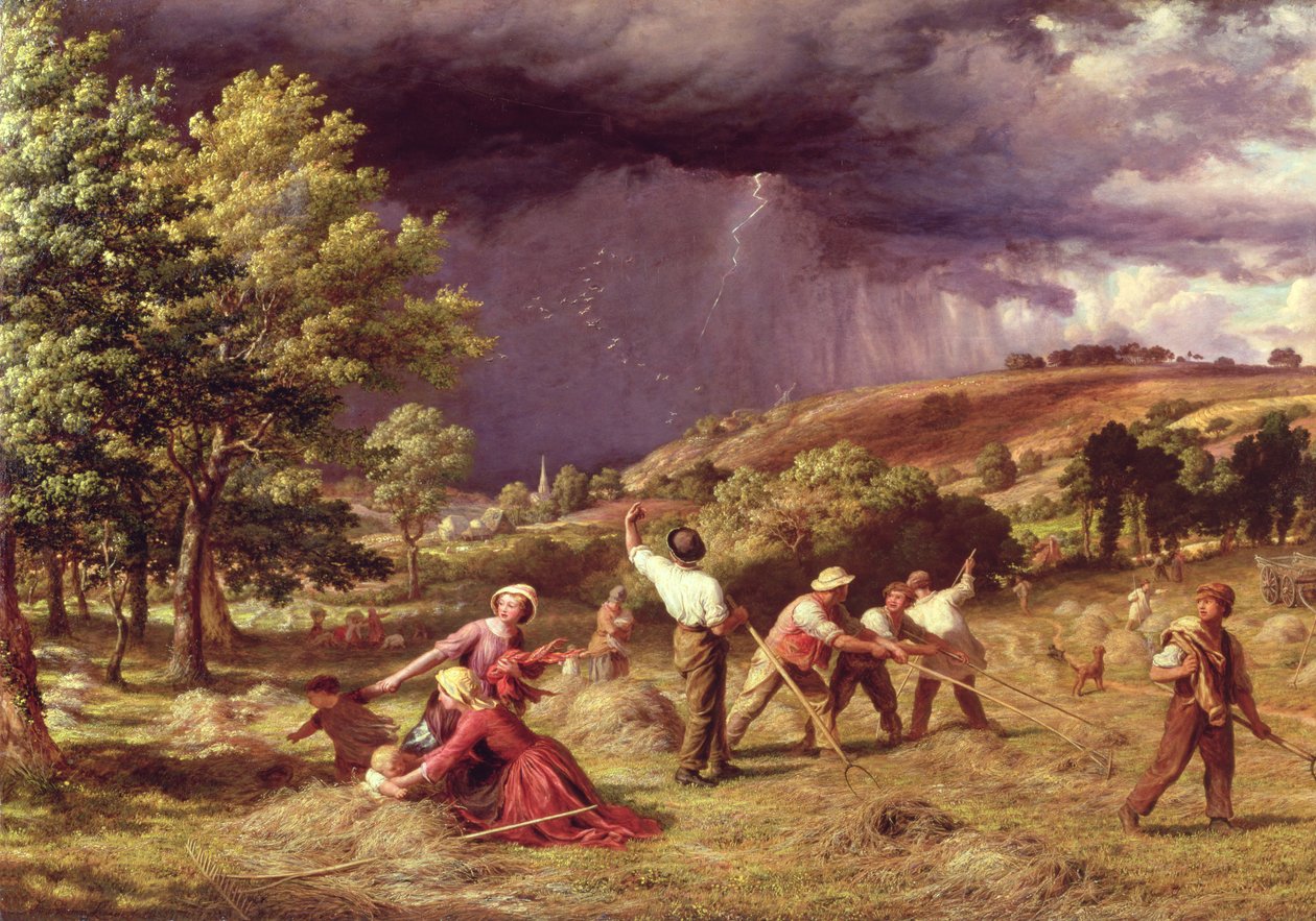 Une averse, 1859 - James Thomas Linnell