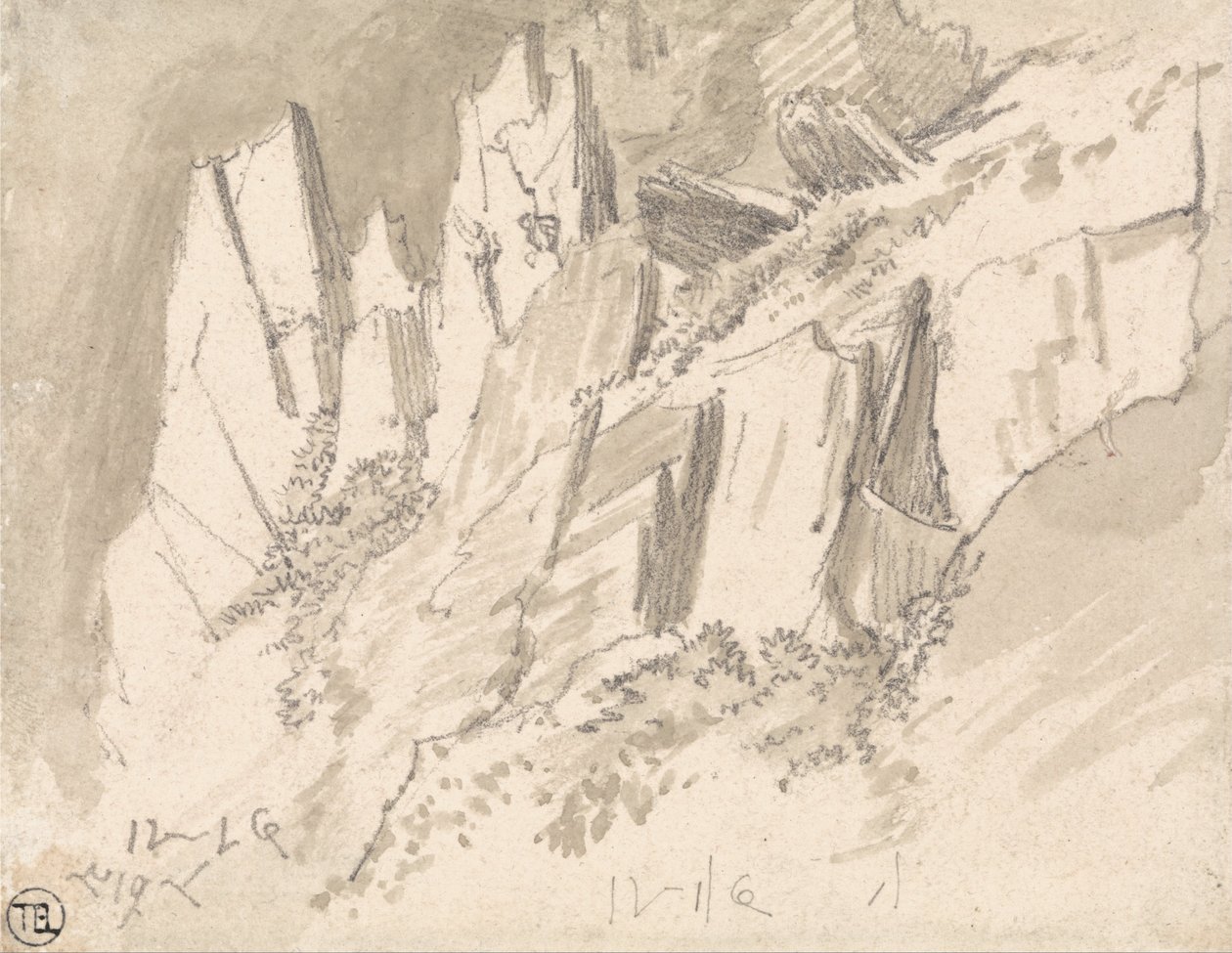 Une colline rocheuse - James Ward