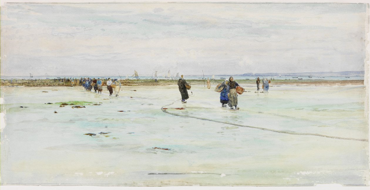 Pêcheuses sur le rivage - James Webb