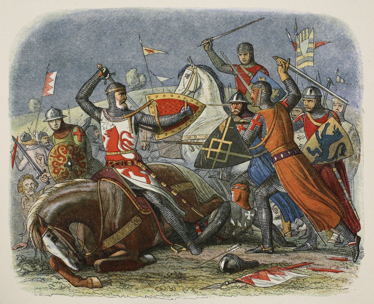 Mort de De Montfort, 12 août 1265, d