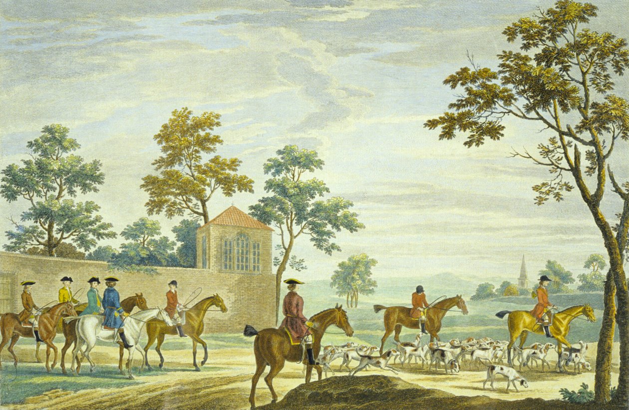 Sortir le matin, gravé par P.C. Canot - James (after) Seymour