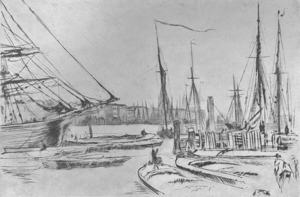 Croquis de Billingsgate, 1878, 1904 - James Abbott McNeill Whistler