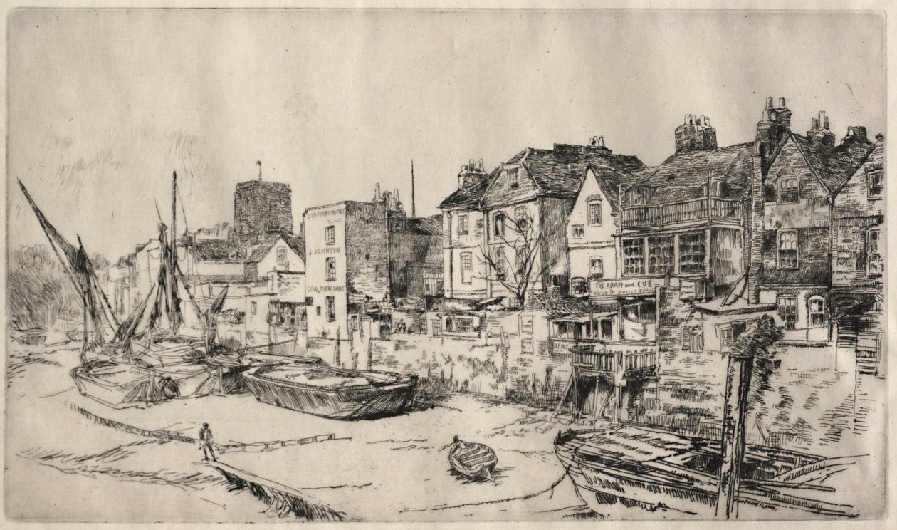 Taverne Adam et Eve, Old Chelsea - James Abbott McNeill Whistler