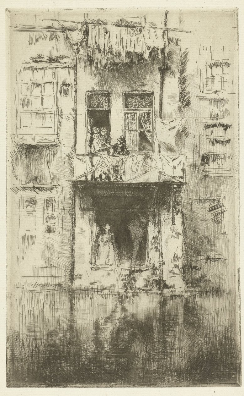 Balcony, Amsterdam - James Abbott McNeill Whistler