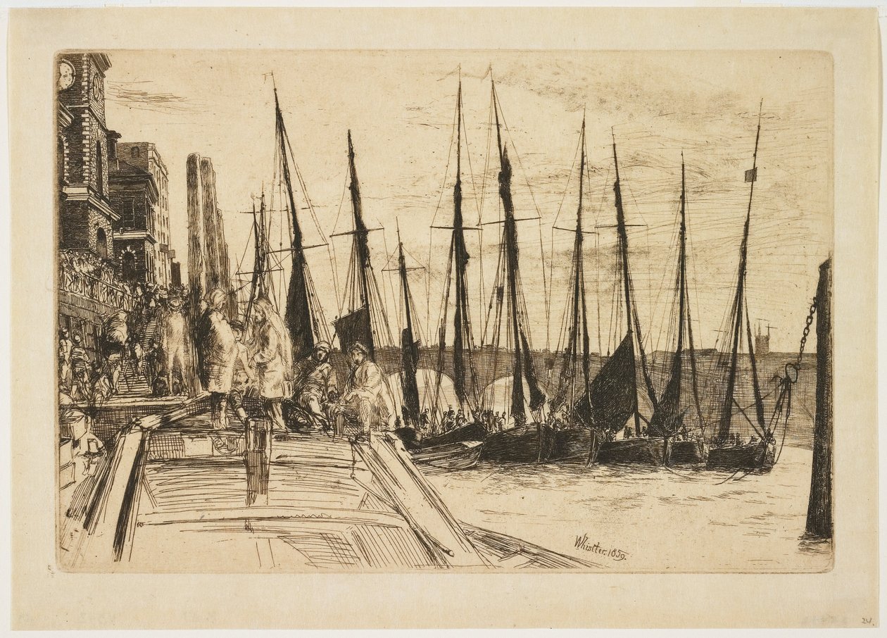 Billingsgate - James Abbott McNeill Whistler