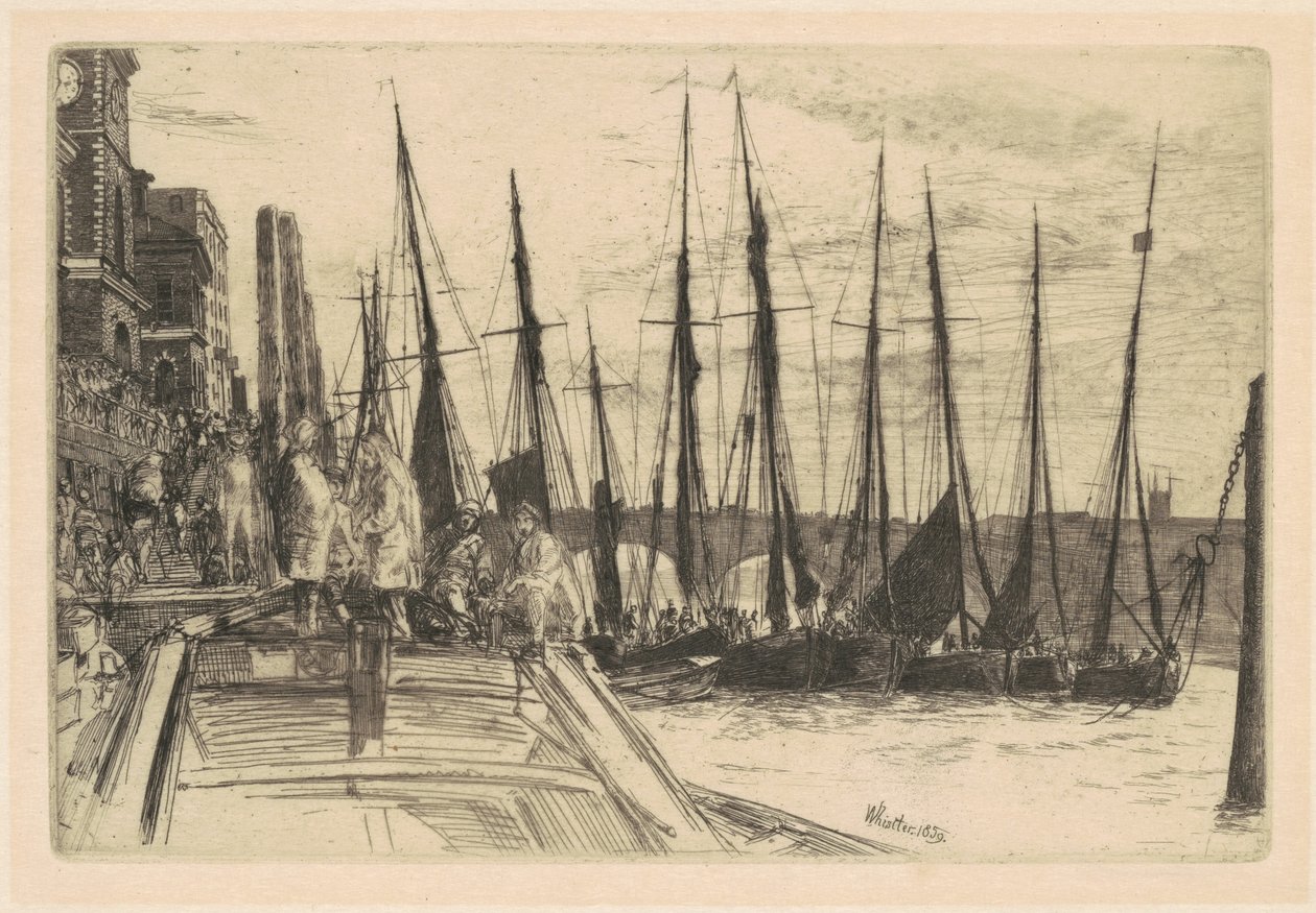 Billingsgate, 1859 - James Abbott McNeill Whistler