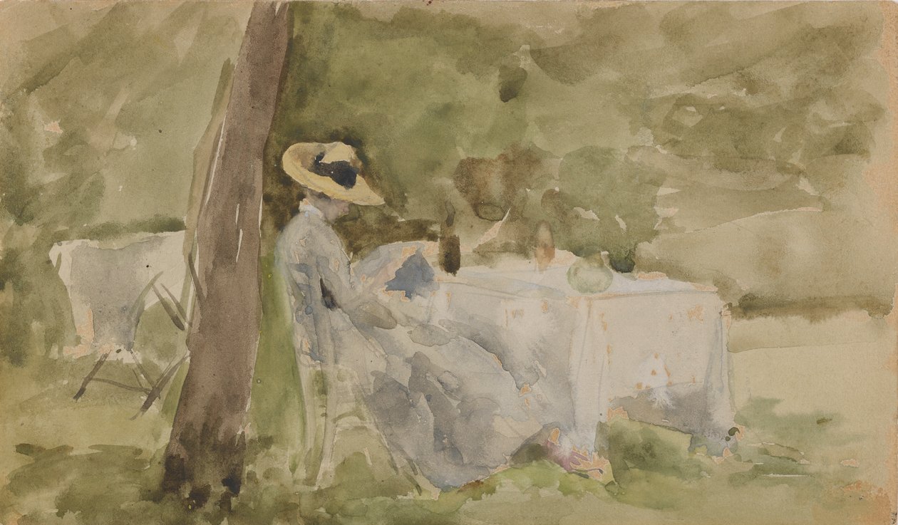 Petit déjeuner dans le jardin, 1885-1886 - James Abbott McNeill Whistler