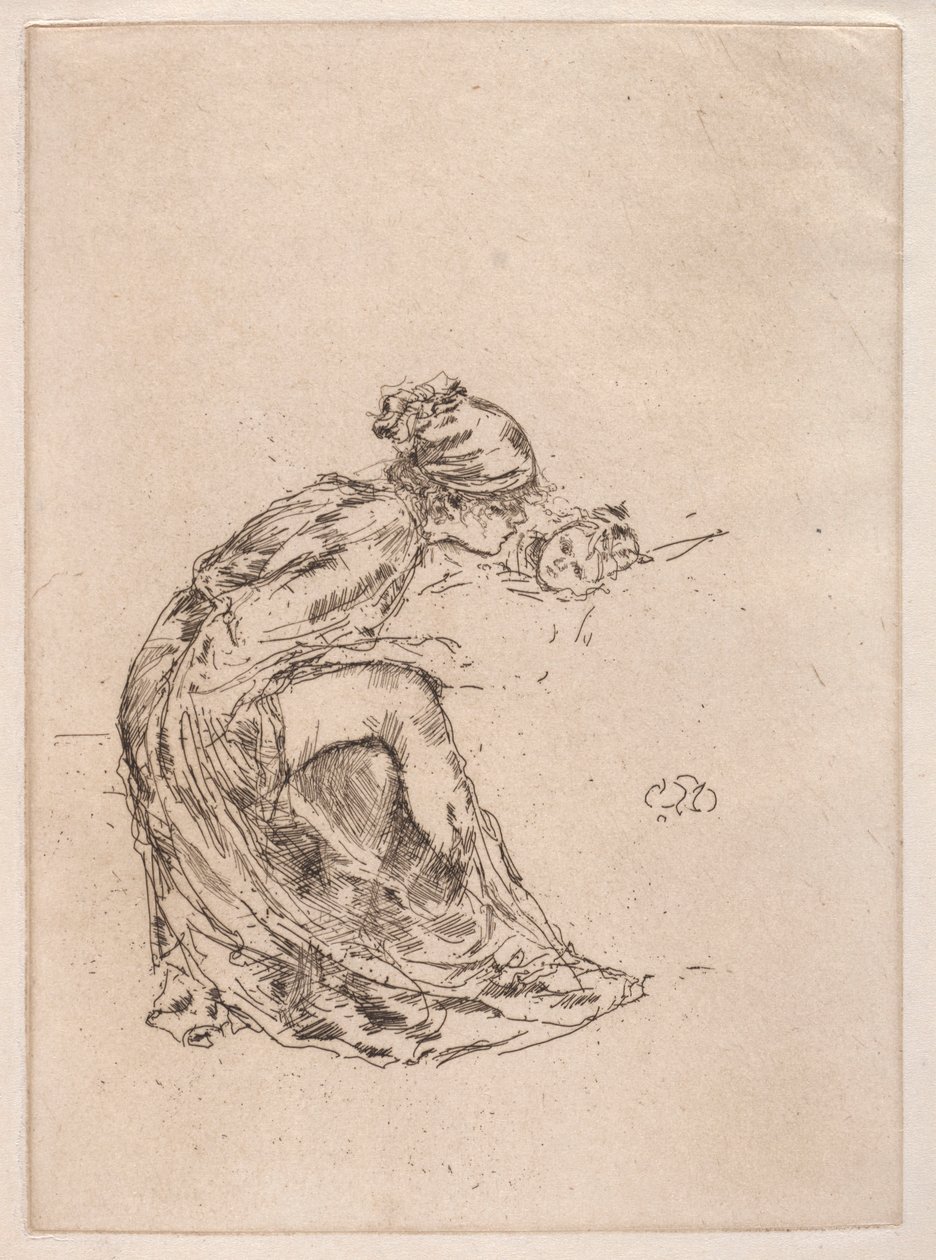 Camée, n° 1 Mère et Enfant, vers 1890-1893 - James Abbott McNeill Whistler