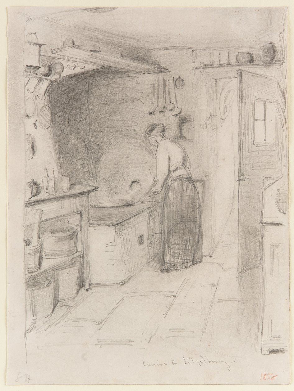Cuisine à Lutzelbourg, 1858 - James Abbott McNeill Whistler