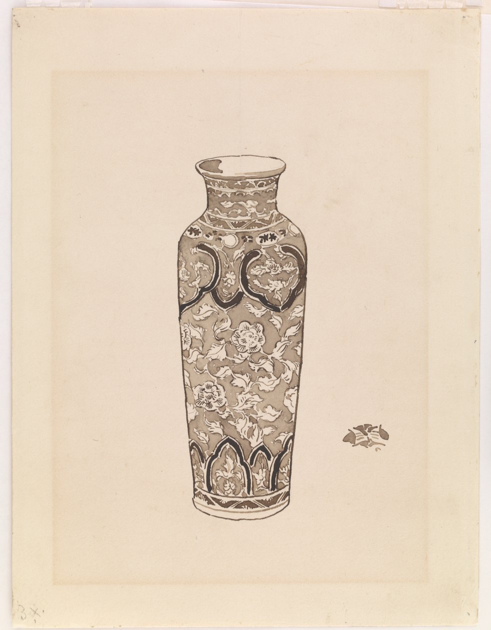 Pot cylindrique, 1876-1878 - James Abbott McNeill Whistler