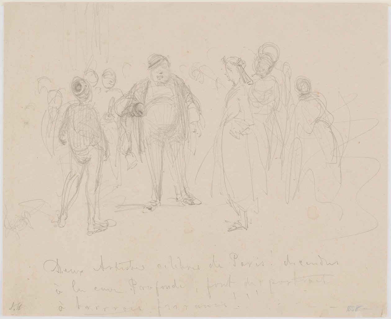 Deux artistes célèbres de Paris, 1858 - James Abbott McNeill Whistler