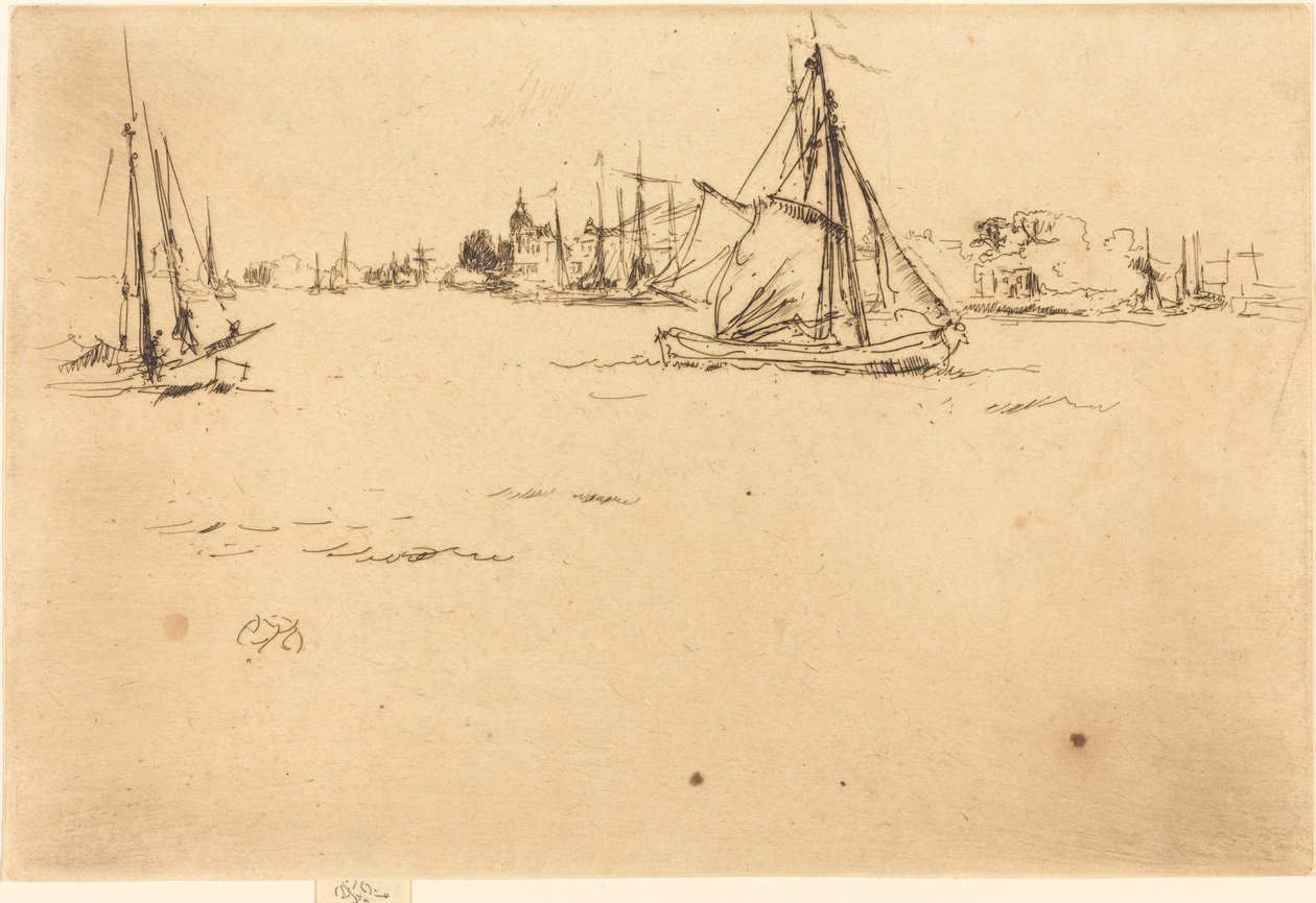 Dordrecht, 1884 - James Abbott McNeill Whistler