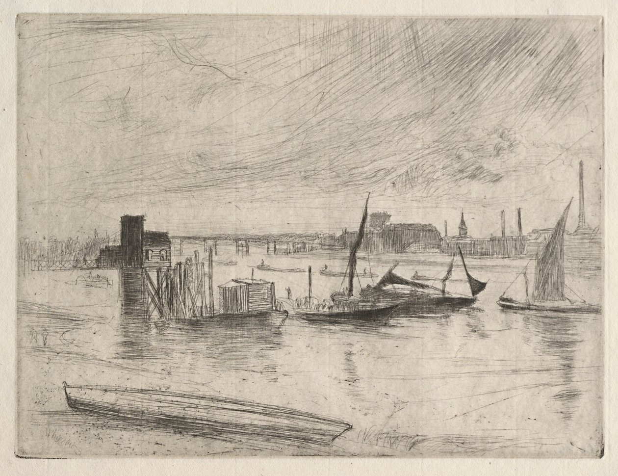 Matin tôt à Battersea, 1861 - James Abbott McNeill Whistler
