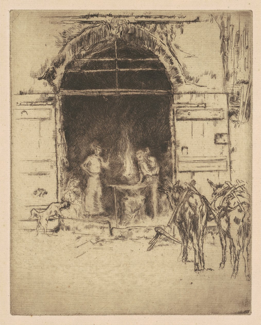Forge en flammes, 1901 - James Abbott McNeill Whistler