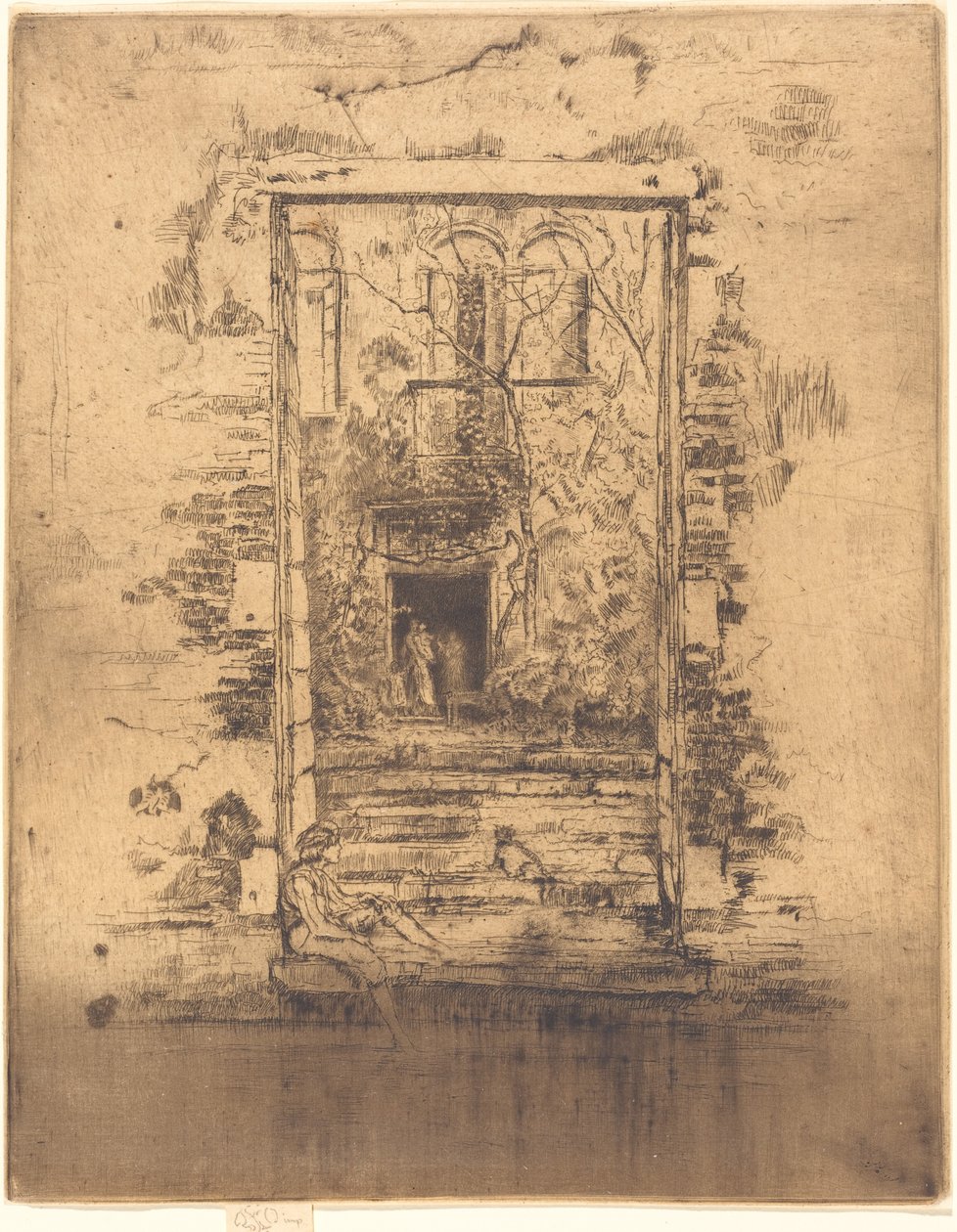 Jardin, 1880 - James Abbott McNeill Whistler