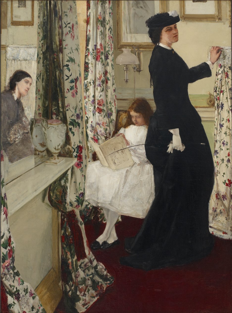 Harmonie en vert et rose : La salle de musique - James Abbott McNeill Whistler