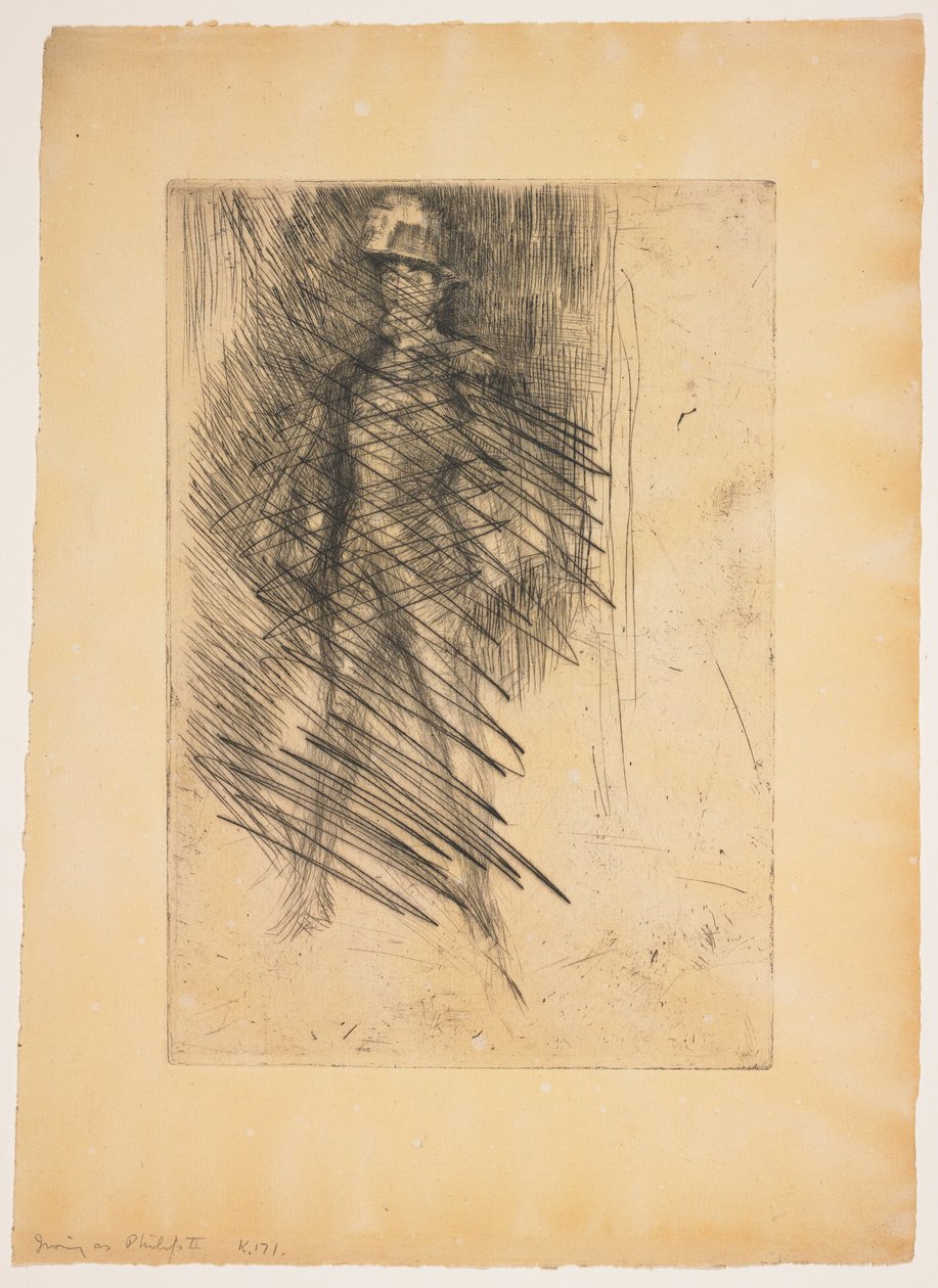 Irving als Philipp von Spanien, Nr. 2 - James Abbott McNeill Whistler