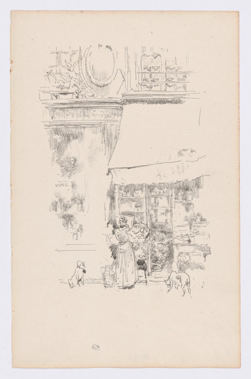 La Fruitière de la rue de Grenelle - James Abbott McNeill Whistler