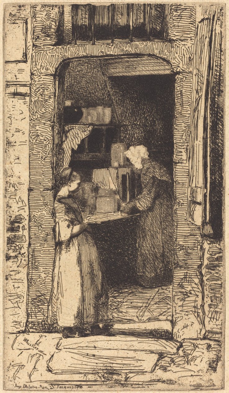 La Marchande de Moutarde, 1858 - James Abbott McNeill Whistler