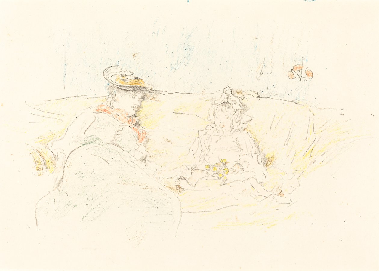 Dame et enfant - James Abbott McNeill Whistler