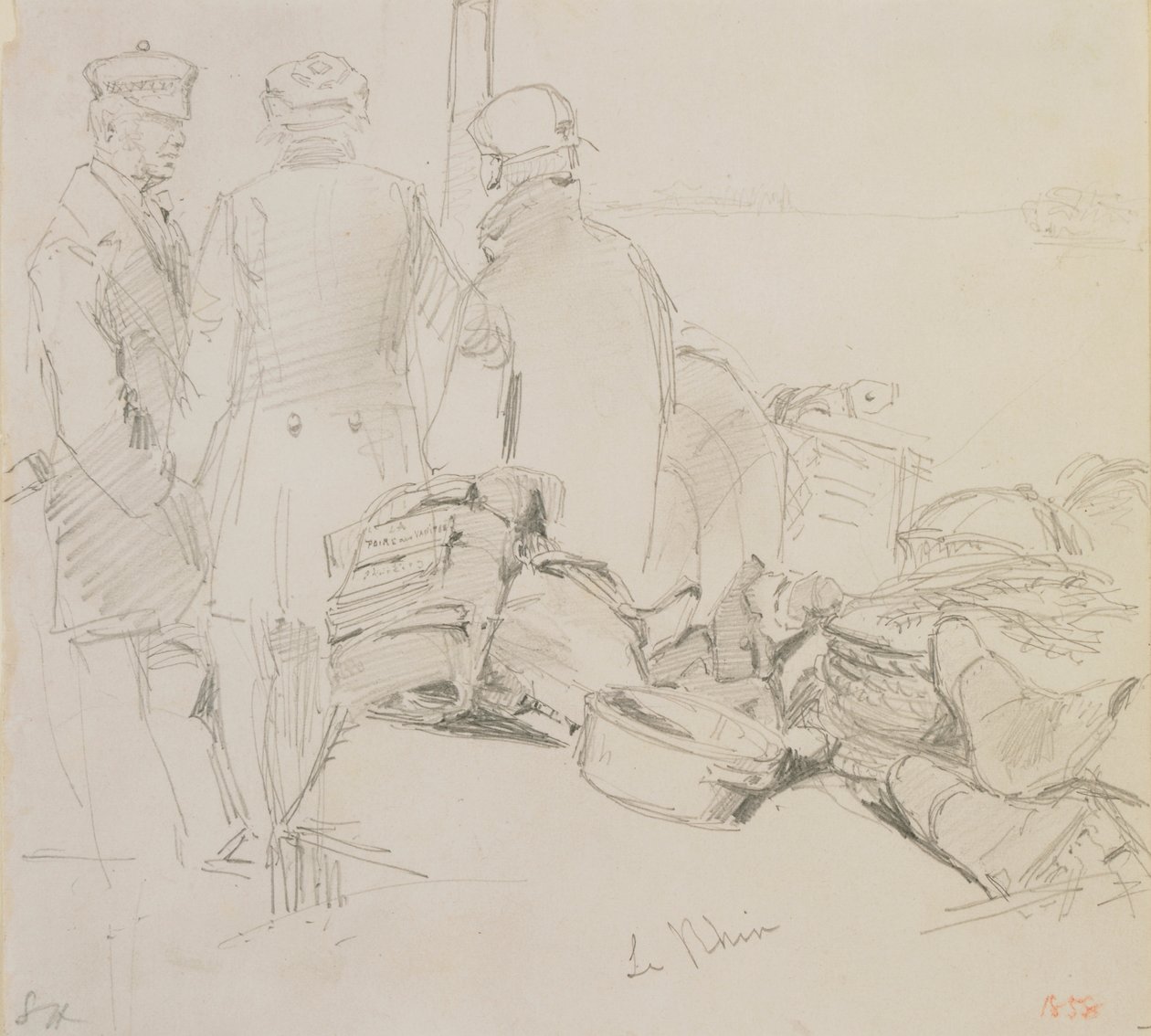 Le Rhin, 1858 - James Abbott McNeill Whistler