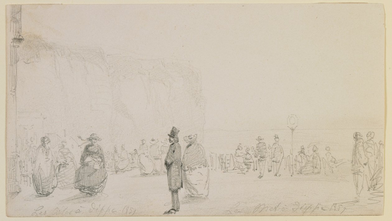 Les Côtes à Dieppe, 1857 - James Abbott McNeill Whistler