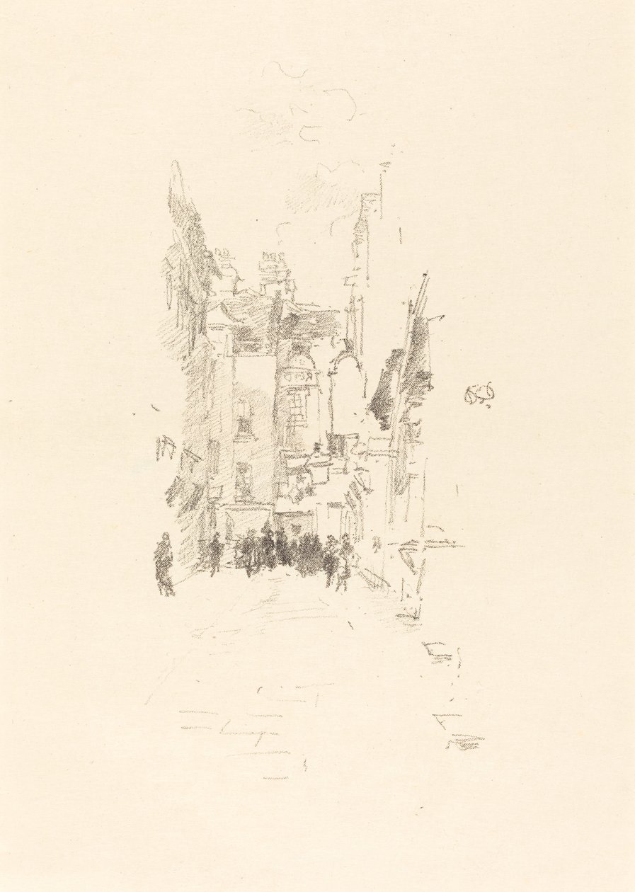 Little Court, Cloth Fair, 1887 - James Abbott McNeill Whistler