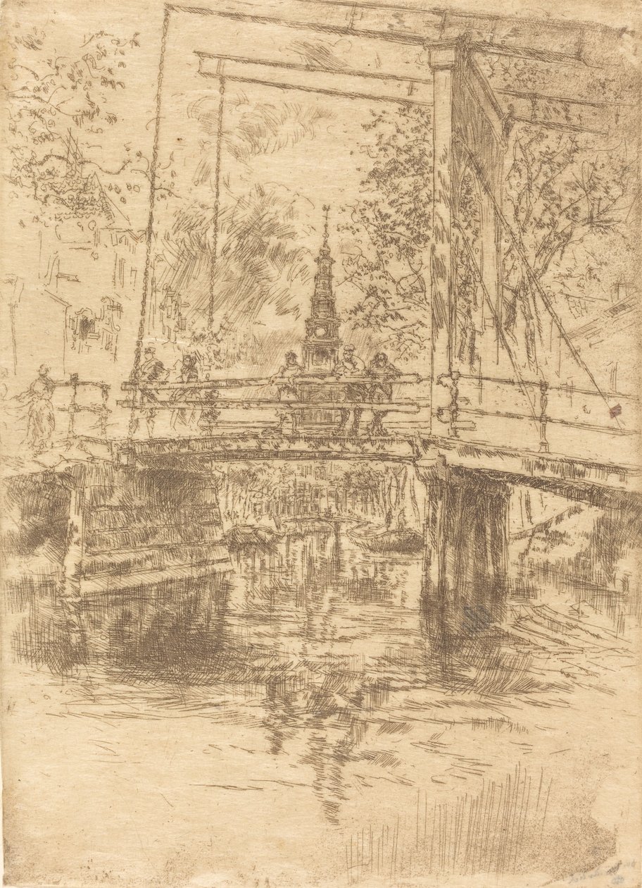Petit pont-levis, Amsterdam, 1889 - James Abbott McNeill Whistler