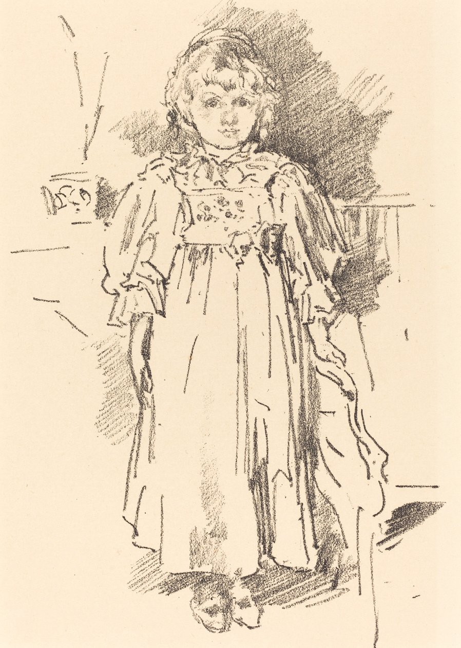Petite Evelyn, 1896 - James Abbott McNeill Whistler