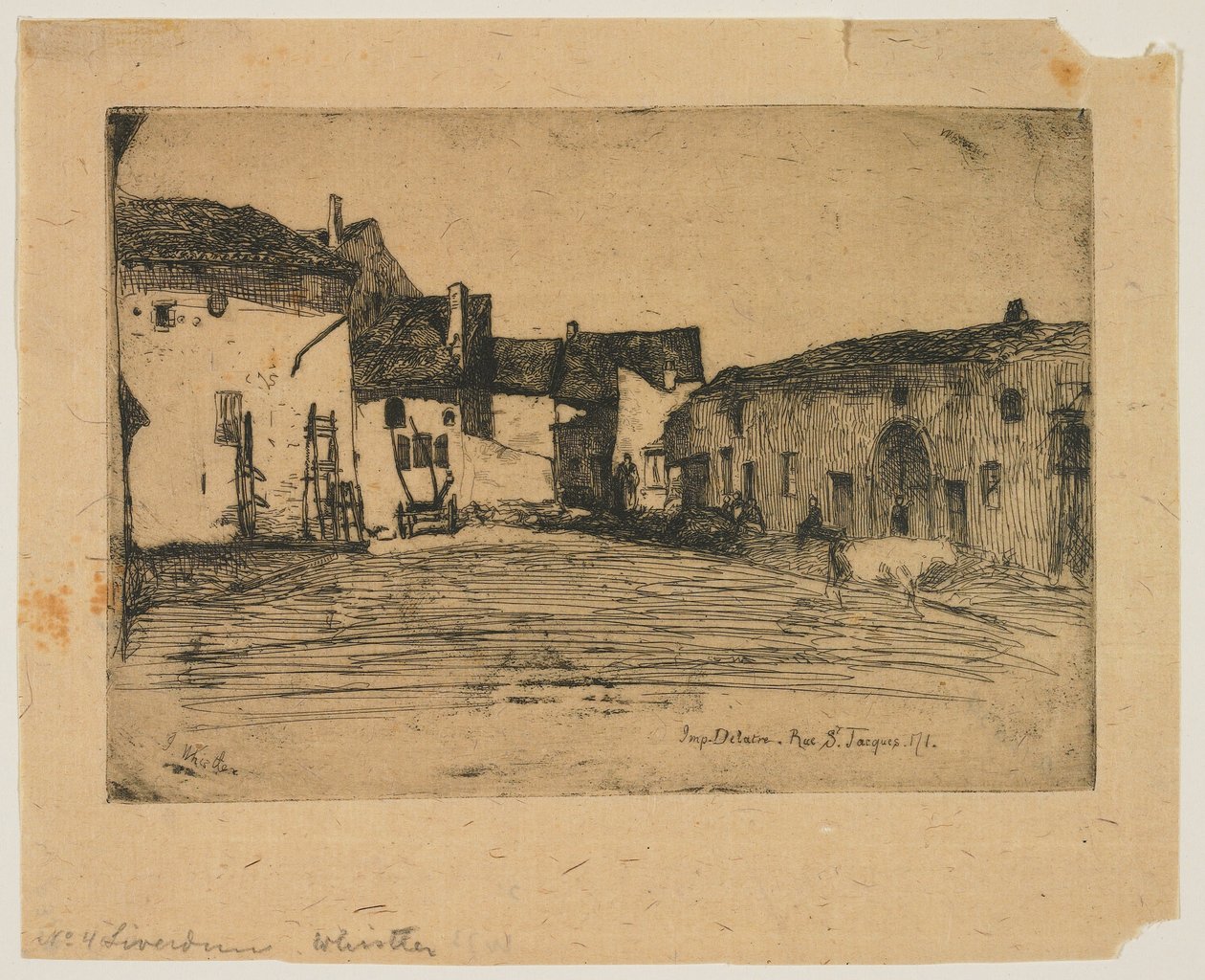 Liverdun aus Zwölf Radierungen aus der Natur - James Abbott McNeill Whistler