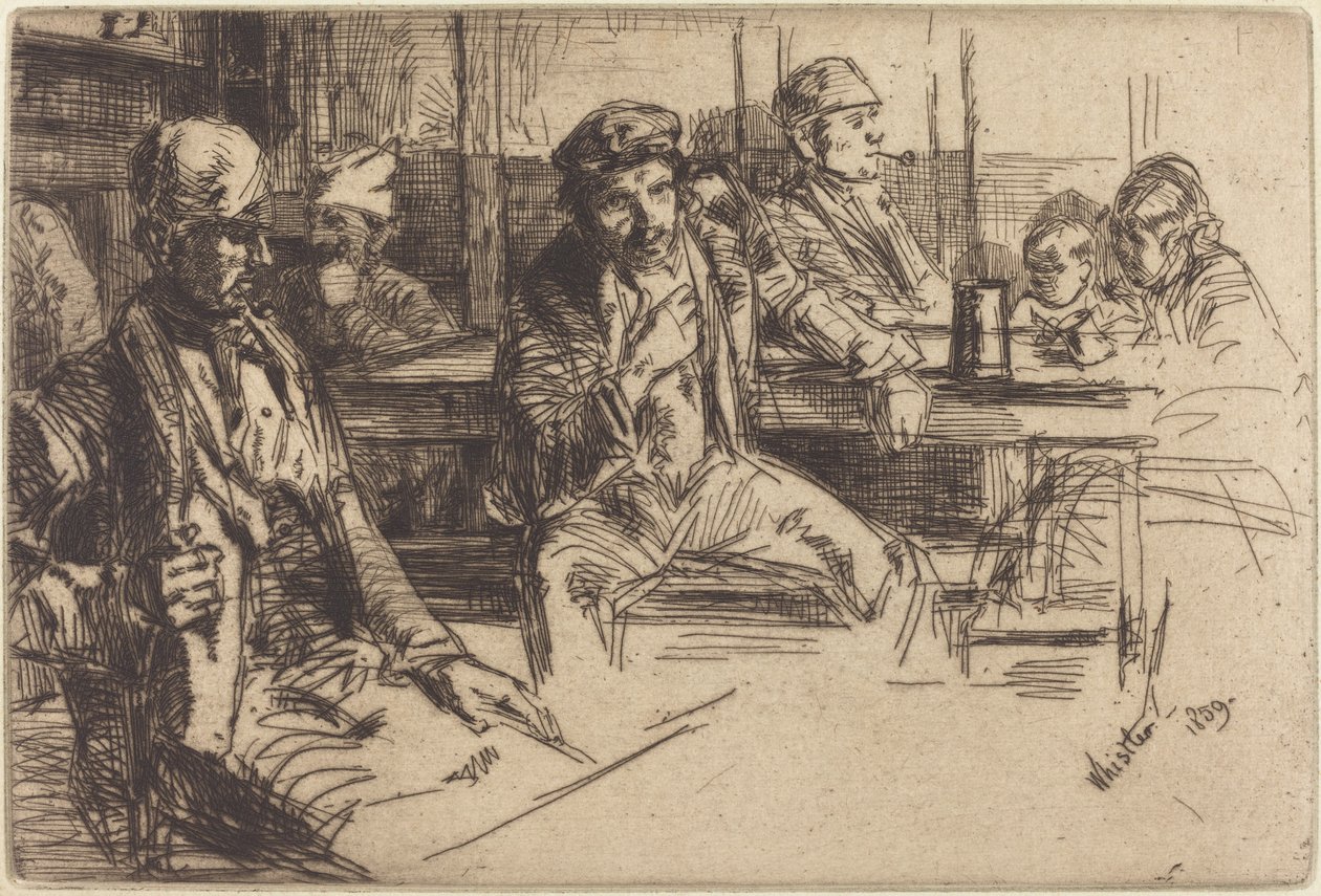 Dockers, 1859 - James Abbott McNeill Whistler