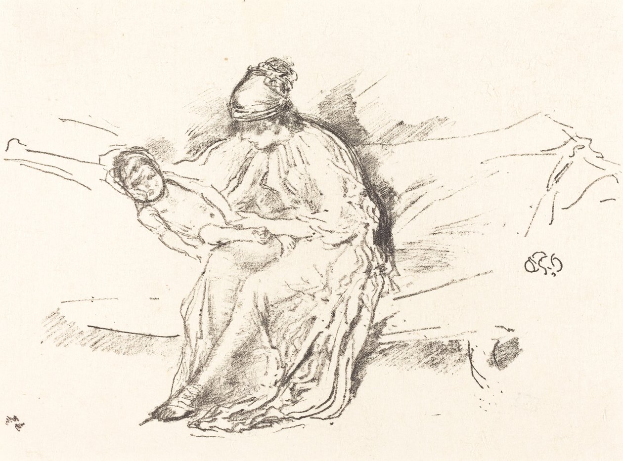 Mère et enfant, No. 4 - James Abbott McNeill Whistler