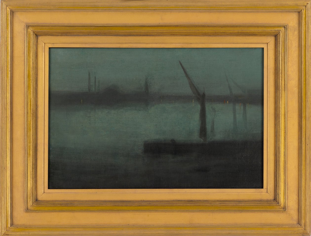 Nocturne : Bleu et Argent--Battersea Reach - James Abbott McNeill Whistler